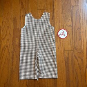 Funtasia Brown Gingham Longall size 12 month